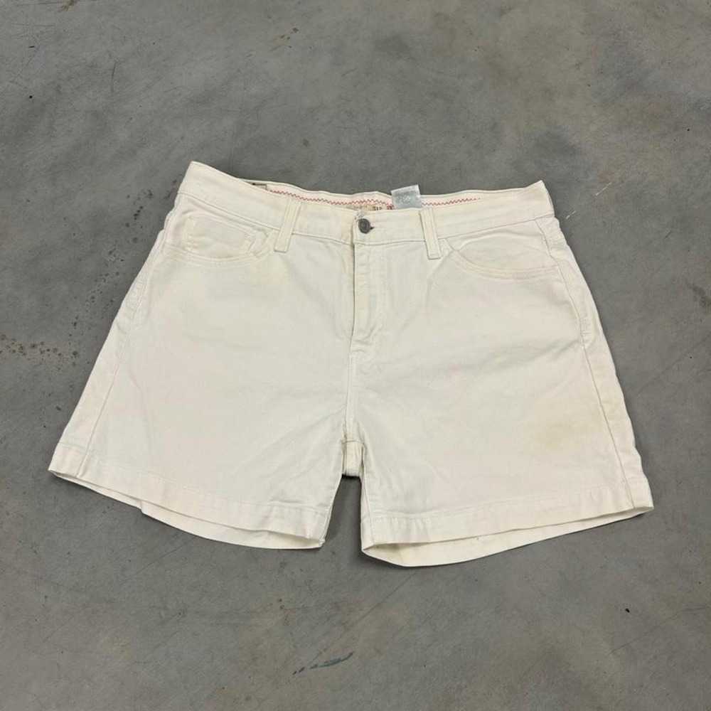 Vintage Levi's white denim shorts